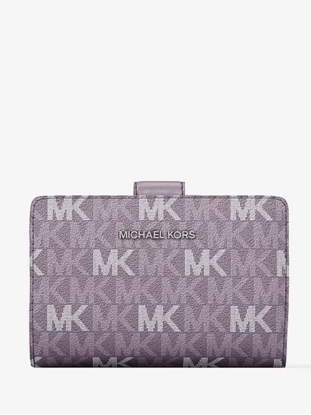 Michael Kors Jet Set Travel Med
Signature Logo Central Zip Billfold Wallet
Lilac